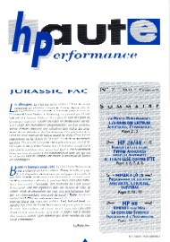 Jaquette de Fanzines — n°Haute Performance 07