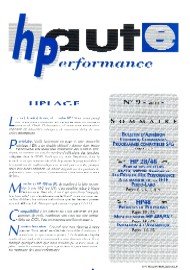 Jaquette de Fanzines — n°Haute Performance 09
