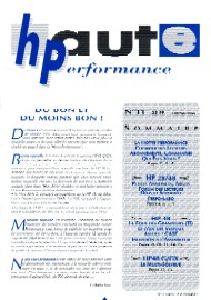 Jaquette de Fanzines — n°Haute Performance 11
