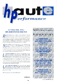 Jaquette de Fanzines — n°Haute Performance 12