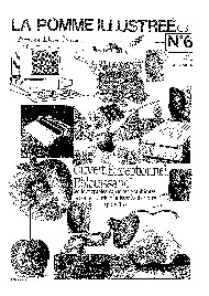 Jaquette de Fanzines — n°Pomme Illustree 06