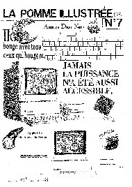 Jaquette de Fanzines — n°Pomme Illustree 07