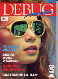 Jaquette de DEBUG magazine — n°01