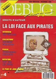 Jaquette de DEBUG magazine — n°04