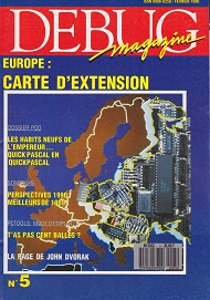 Jaquette de DEBUG magazine — n°05