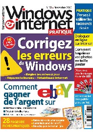 Jaquette de Windows et Internet Pratique — n°10