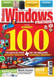 Jaquette de Windows et Internet Pratique — n°100
