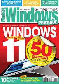 Jaquette de Windows et Internet Pratique — n°115