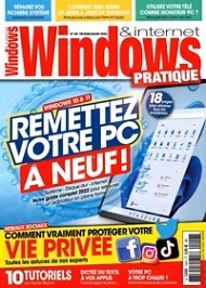 Jaquette de Windows et Internet Pratique — n°118