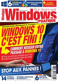Jaquette de Windows et Internet Pratique — n°165