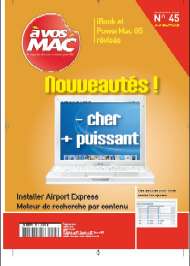Jaquette de A vos Mac — n°045