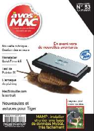 Jaquette de A vos Mac — n°053