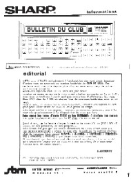 Jaquette de La revue des SHARPENTIERS — n°01