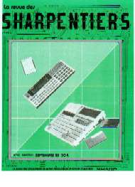 Jaquette de La revue des SHARPENTIERS — n°14