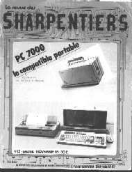 Jaquette de La revue des SHARPENTIERS — n°15