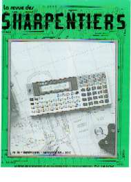 Jaquette de La revue des SHARPENTIERS — n°16