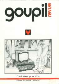 Jaquette de GOUPIL Revue — n°01