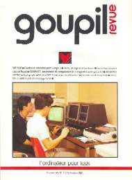 Jaquette de GOUPIL Revue — n°07