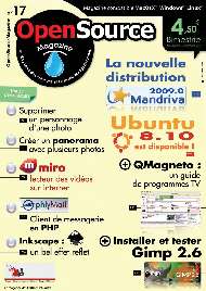 Jaquette de Opensource-magazine — n°17