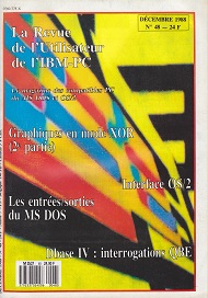 Jaquette de La Revue de l Utilisateur de l IBM-PC — n°48
