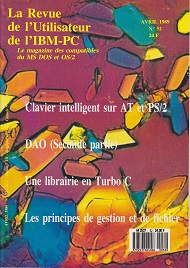 Jaquette de La Revue de l Utilisateur de l IBM-PC — n°52