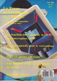 Jaquette de La Revue de l Utilisateur de l IBM-PC — n°53