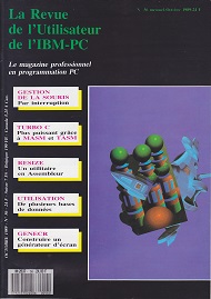 Jaquette de La Revue de l Utilisateur de l IBM-PC — n°56