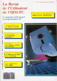 Jaquette de La Revue de l Utilisateur de l IBM-PC — n°57