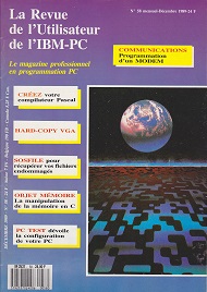 Jaquette de La Revue de l Utilisateur de l IBM-PC — n°58