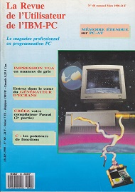 Jaquette de La Revue de l Utilisateur de l IBM-PC — n°60