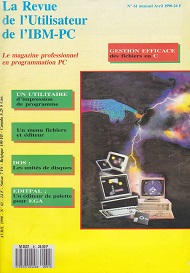 Jaquette de La Revue de l Utilisateur de l IBM-PC — n°61