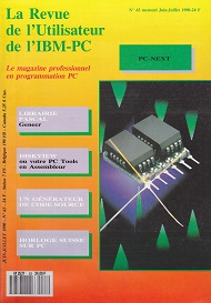 Jaquette de La Revue de l Utilisateur de l IBM-PC — n°63