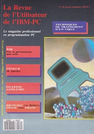 Jaquette de La Revue de l Utilisateur de l IBM-PC — n°64