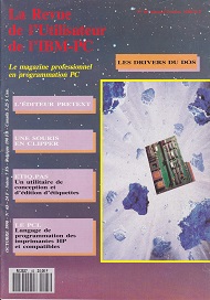 Jaquette de La Revue de l Utilisateur de l IBM-PC — n°65