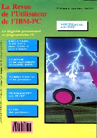 Jaquette de La Revue de l Utilisateur de l IBM-PC — n°68