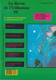 Jaquette de La Revue de l Utilisateur de l IBM-PC — n°70