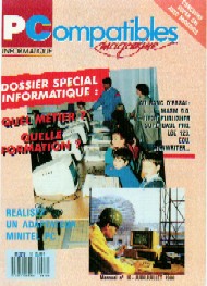 Jaquette de PCompatibles informatique magazine — n°16