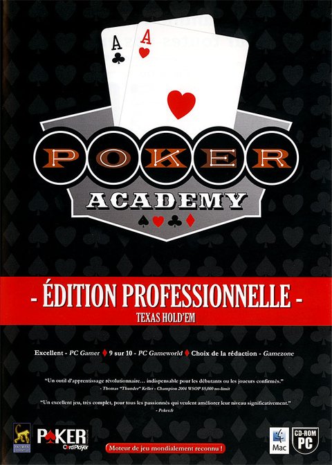 Jaquette de Poker academy: Edition professionnelle
