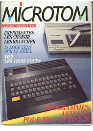 Jaquette de Microtom — n°01