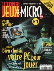 Jaquette de Univers Jeux et Micro — n°01