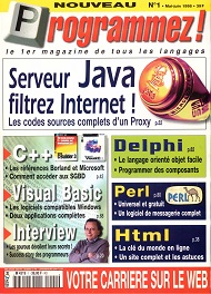 Jaquette de Programmez — n°001