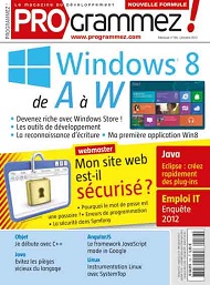 Jaquette de Programmez — n°156