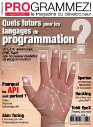 Jaquette de Programmez — n°185