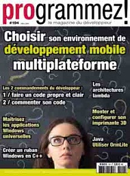 Jaquette de Programmez — n°194