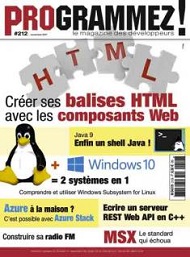 Jaquette de Programmez — n°212