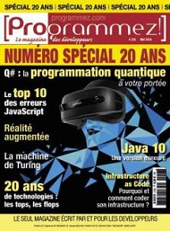 Jaquette de Programmez — n°218
