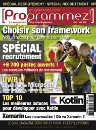 Jaquette de Programmez — n°219