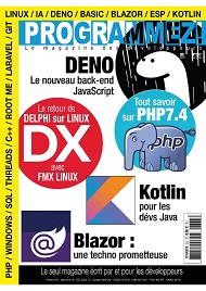 Jaquette de Programmez — n°237