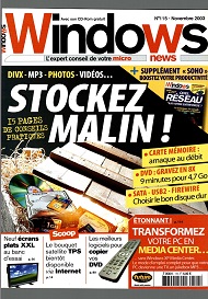 Jaquette de Windows News — n°115