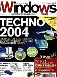 Jaquette de Windows News — n°116